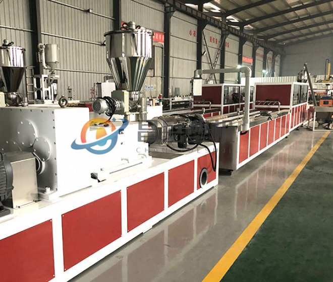 PVC door frame profile production line